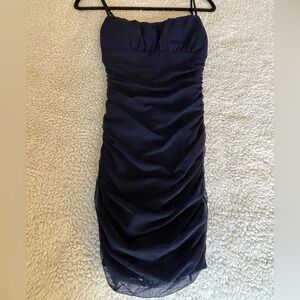Emerald Sundae Navy Blue Mini Bodycon Dress
